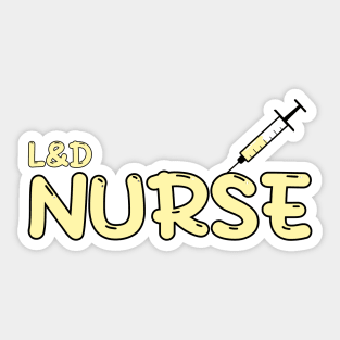 Labor and Delivery Nurse Yellow Sticker